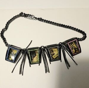 Rachel By Rachel Roy Graffiti Statement Necklace
